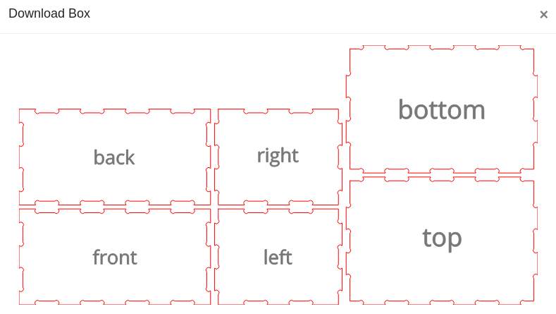 T-slot box detail