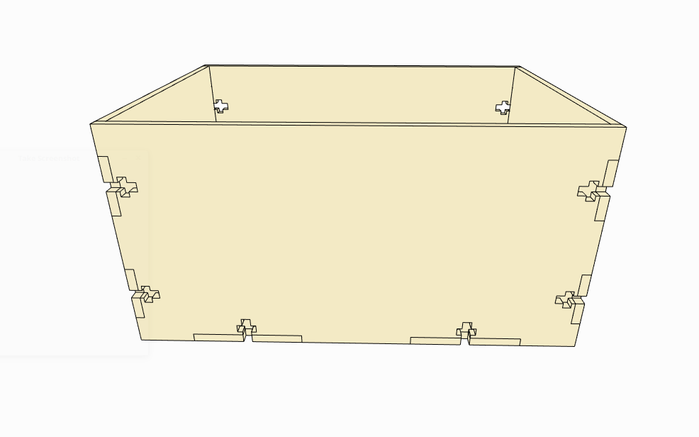 T-slot box detail